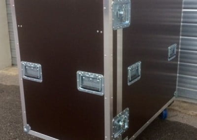 flightcase avec pont levis sur mesure