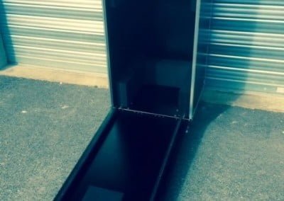 flight case avec pont levis