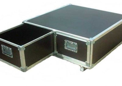 table basse en fly case